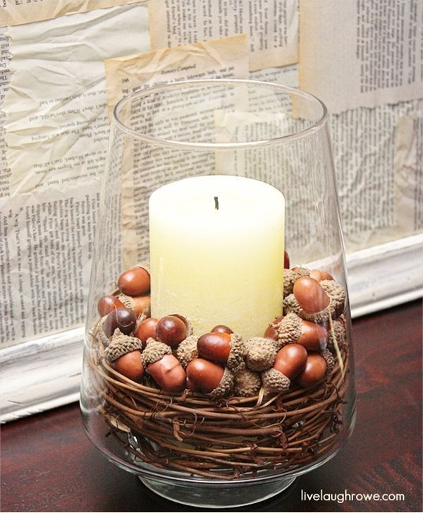 Acorn Candle Holders