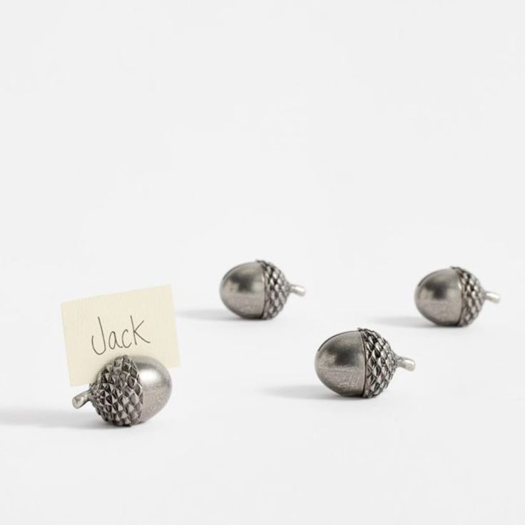 Acorn Place Card Holders