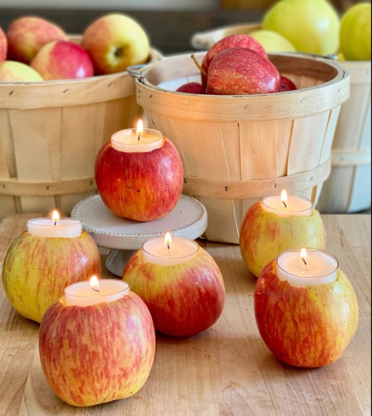 Apple Candle Holders