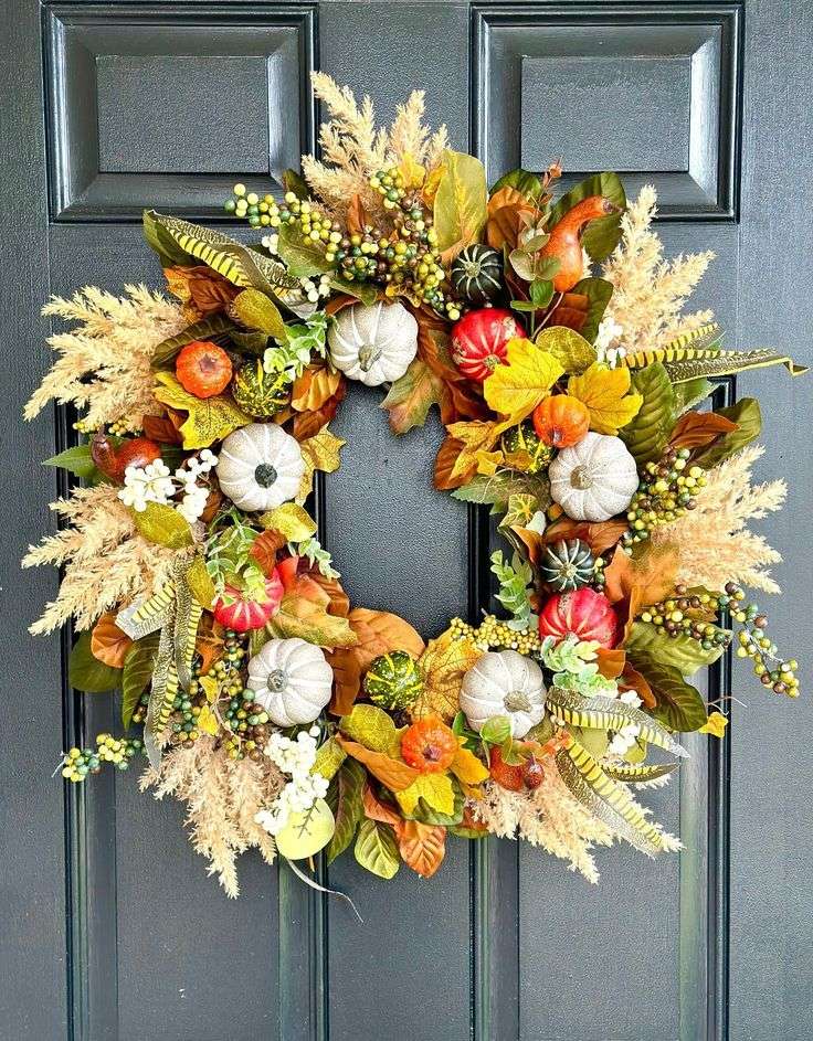 Autumn Leaf Wreath