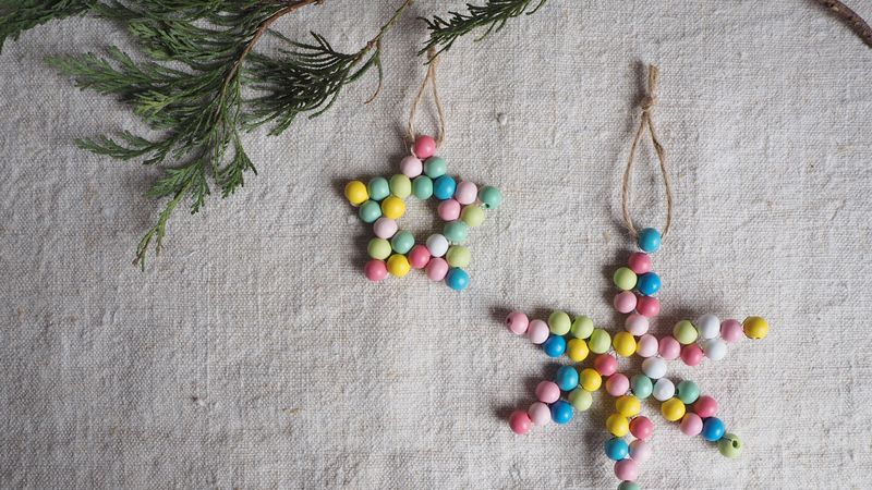 Beaded Christmas Stars