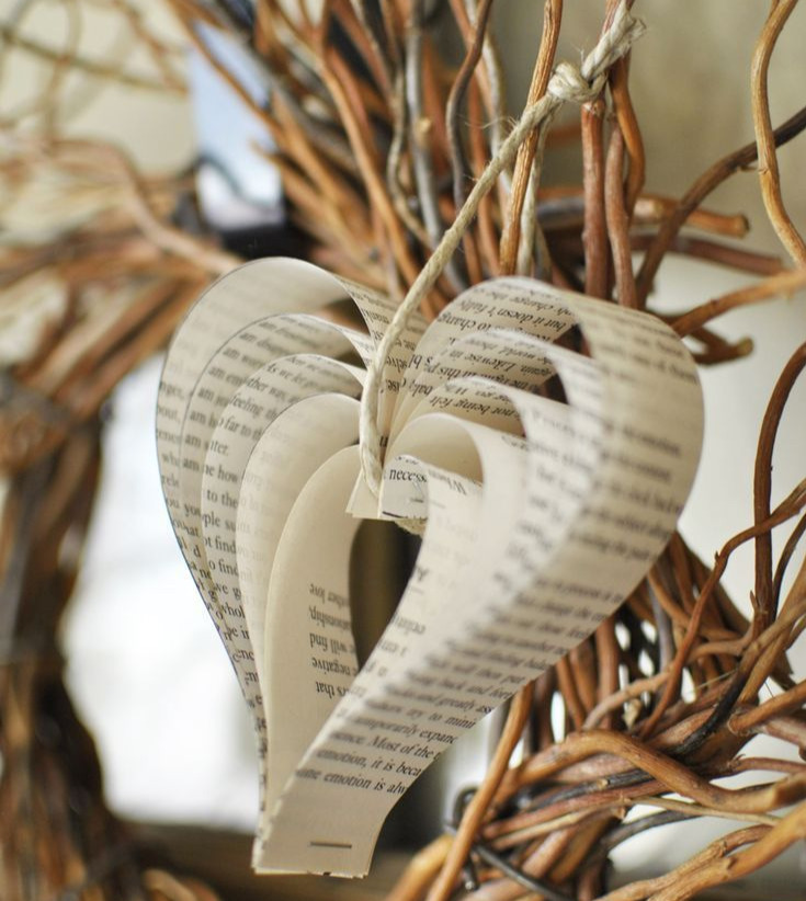 Book Page Ornaments