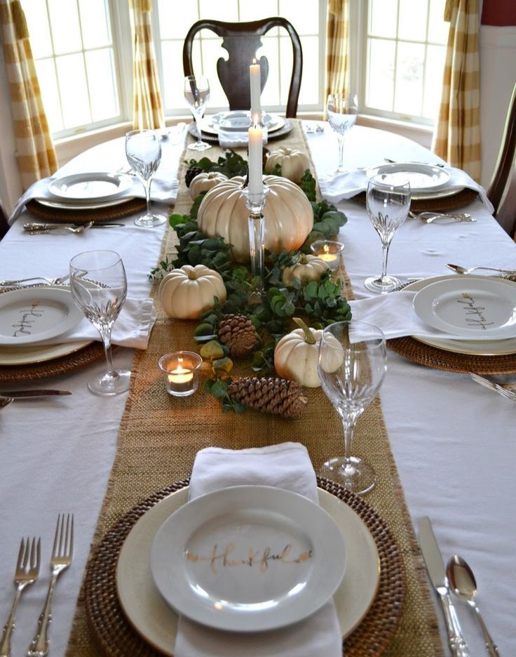 Burlap Table Runner