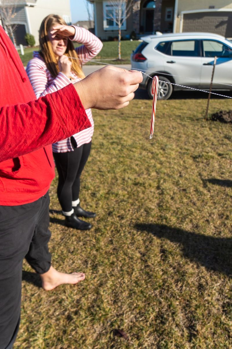 Candy Cane Relay Race