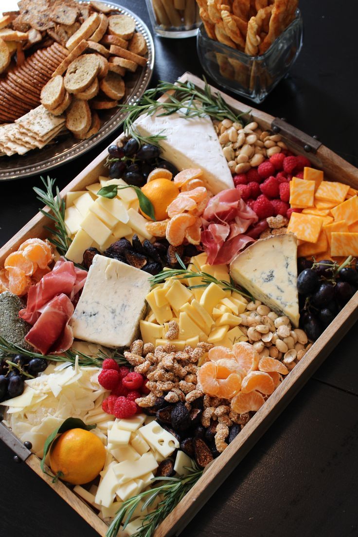 Cheese Platter with Assorted Nuts