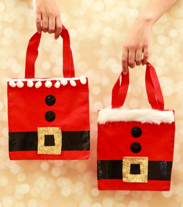 Christmas Themed Tote Bags