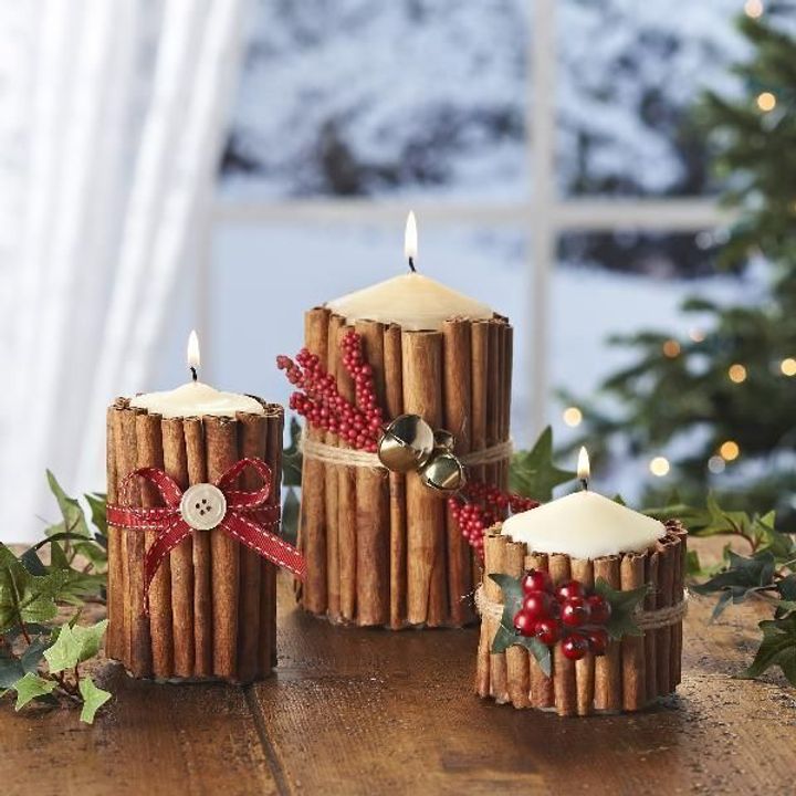 Cinnamon Stick Candles