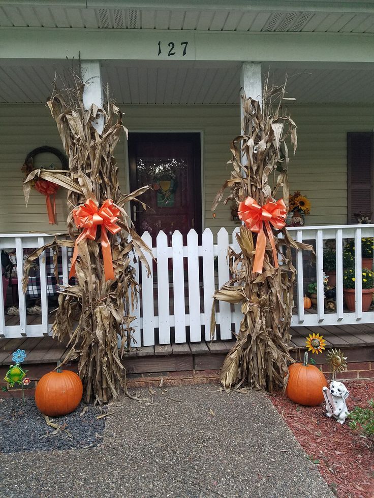 Corn Stalks Decor