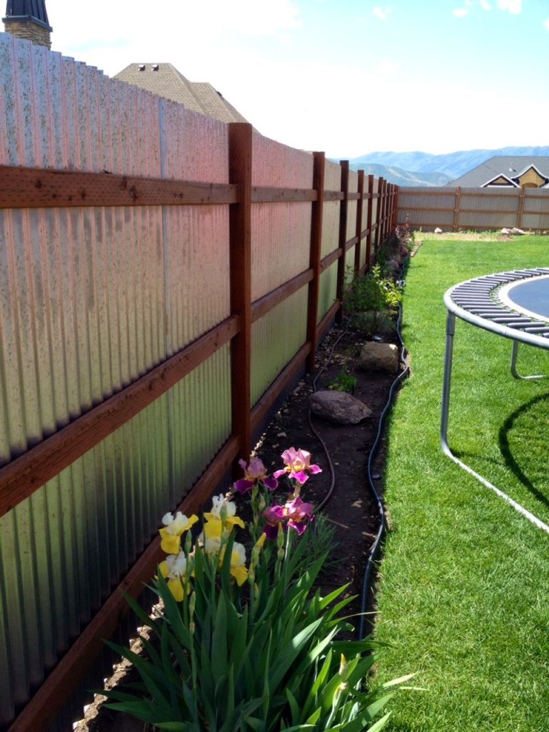 Corrugated Metal Fencing