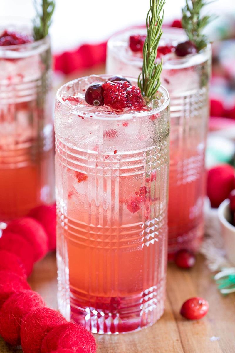 Cranberry Gin Fizz