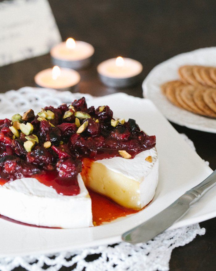 Cranberry Pistachio Baked Brie