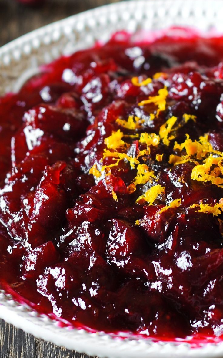 Cranberry Sauce with Orange Zest