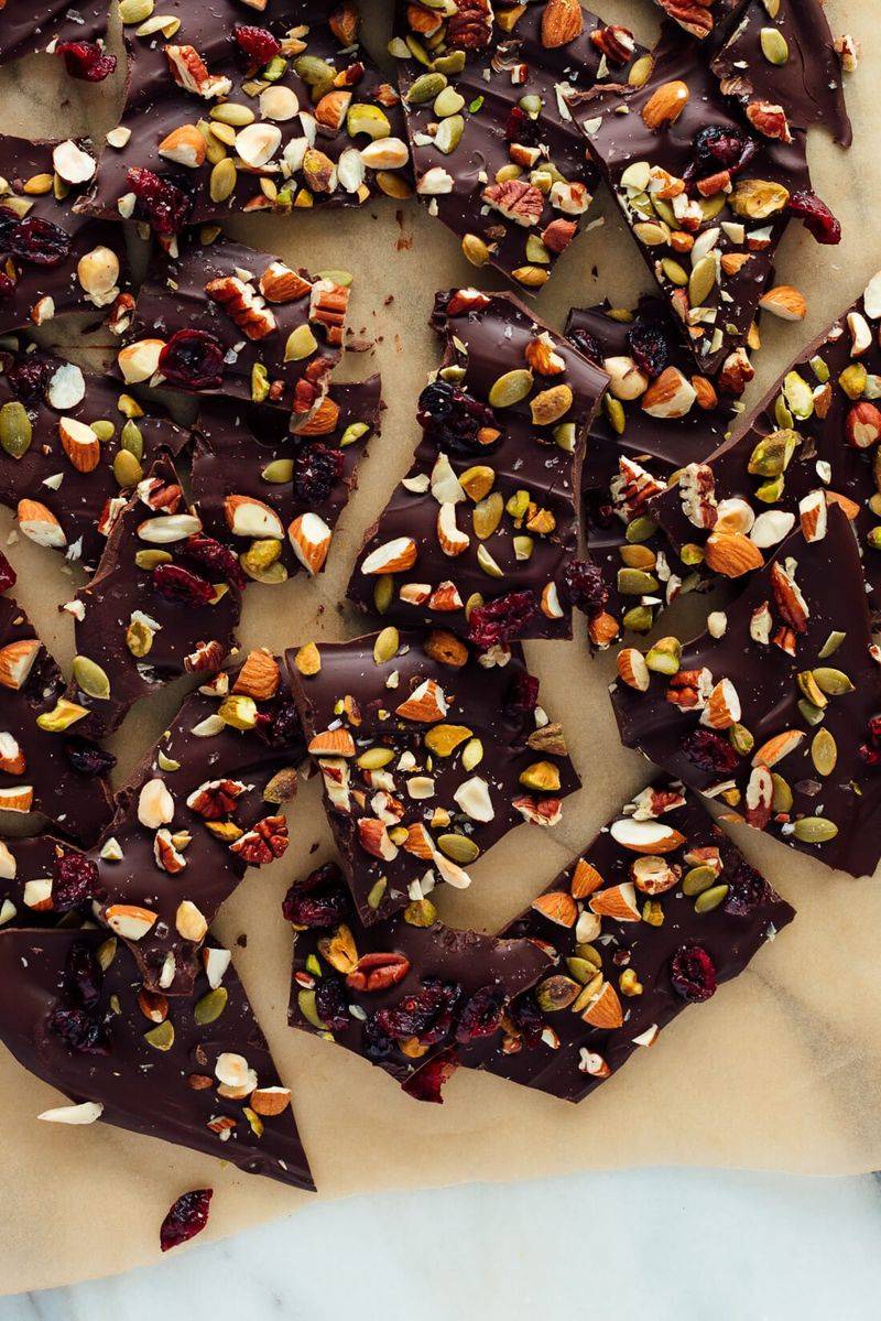 Dark Chocolate Bark Cookies