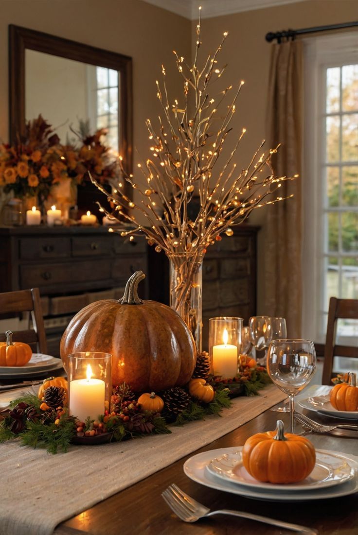 Elegant Candle Centerpieces