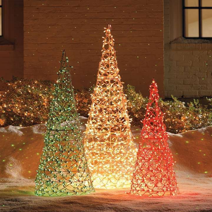 Festive Outdoor Tree Lights