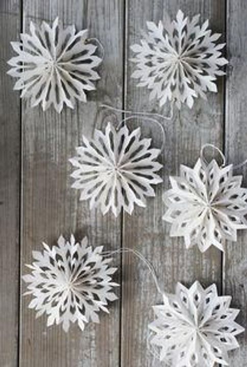 Festive Paper Snowflakes