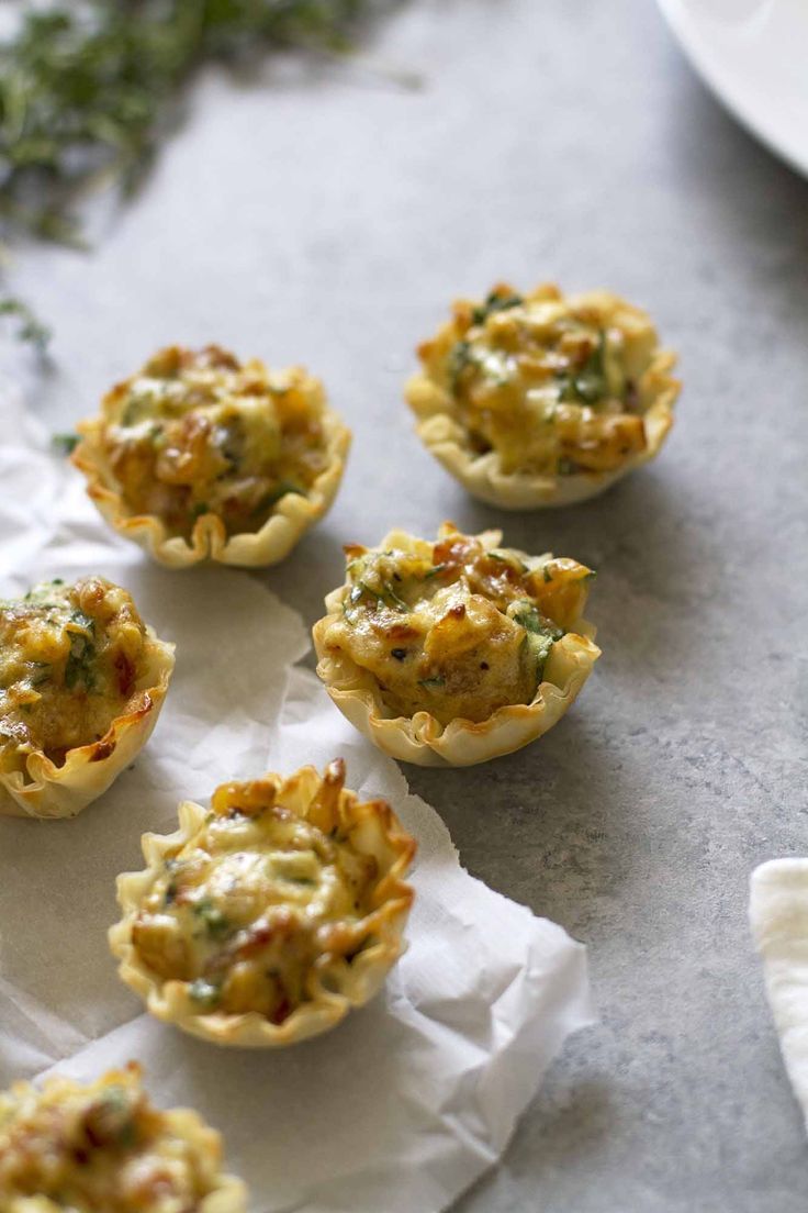 French Onion Tartlets