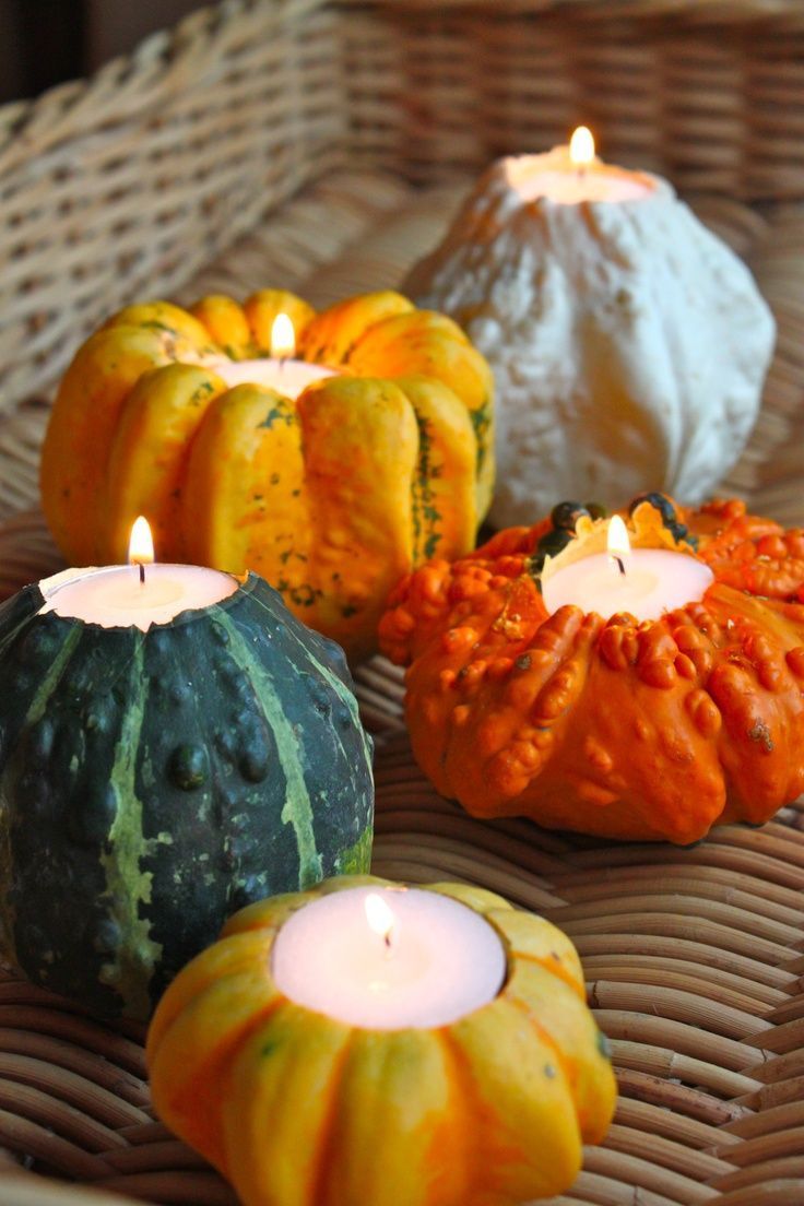 Gourd Candle Holders