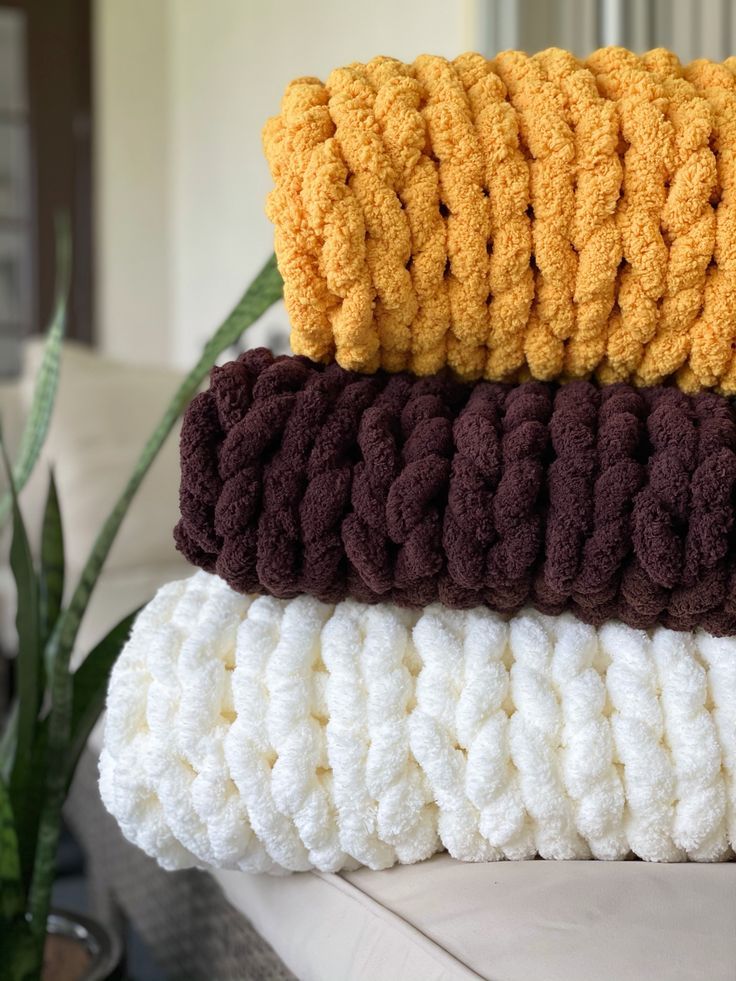 Handcrafted Knitted Blanket