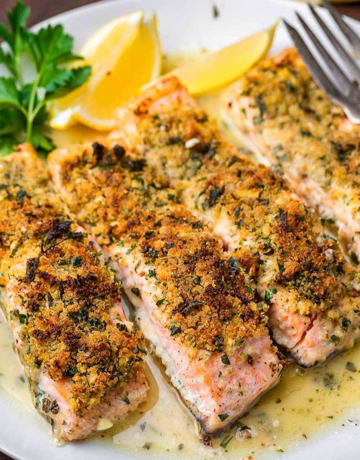 Herb-Crusted Salmon