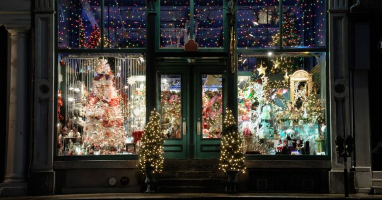 How to Create a Magical Christmas Window Display