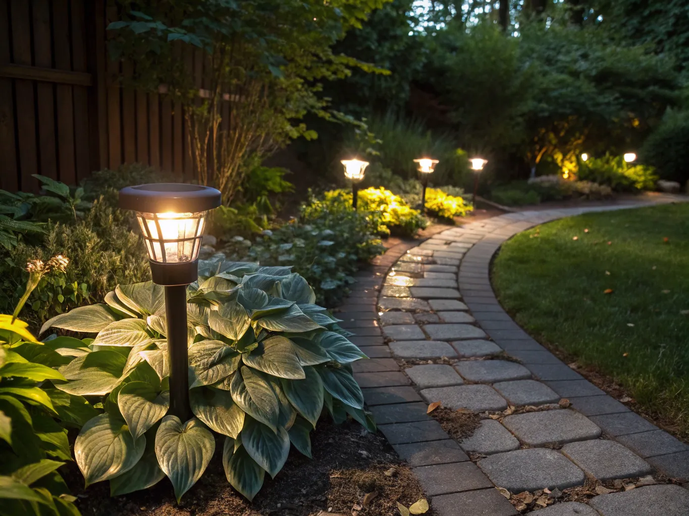 Install Garden Lights