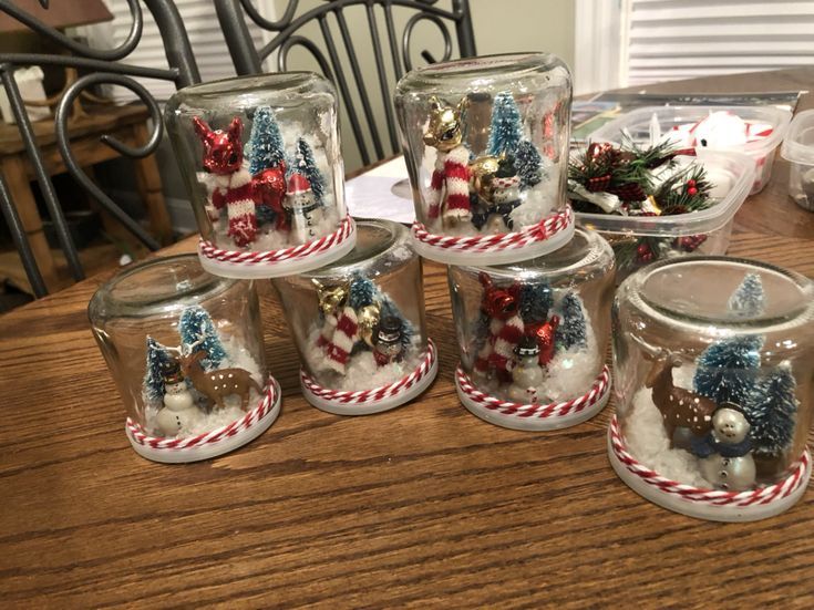 Jar Snow Globes