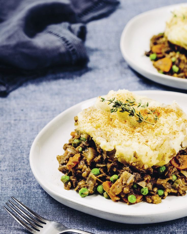 Lentil and Mushroom Shepherd’s Pie