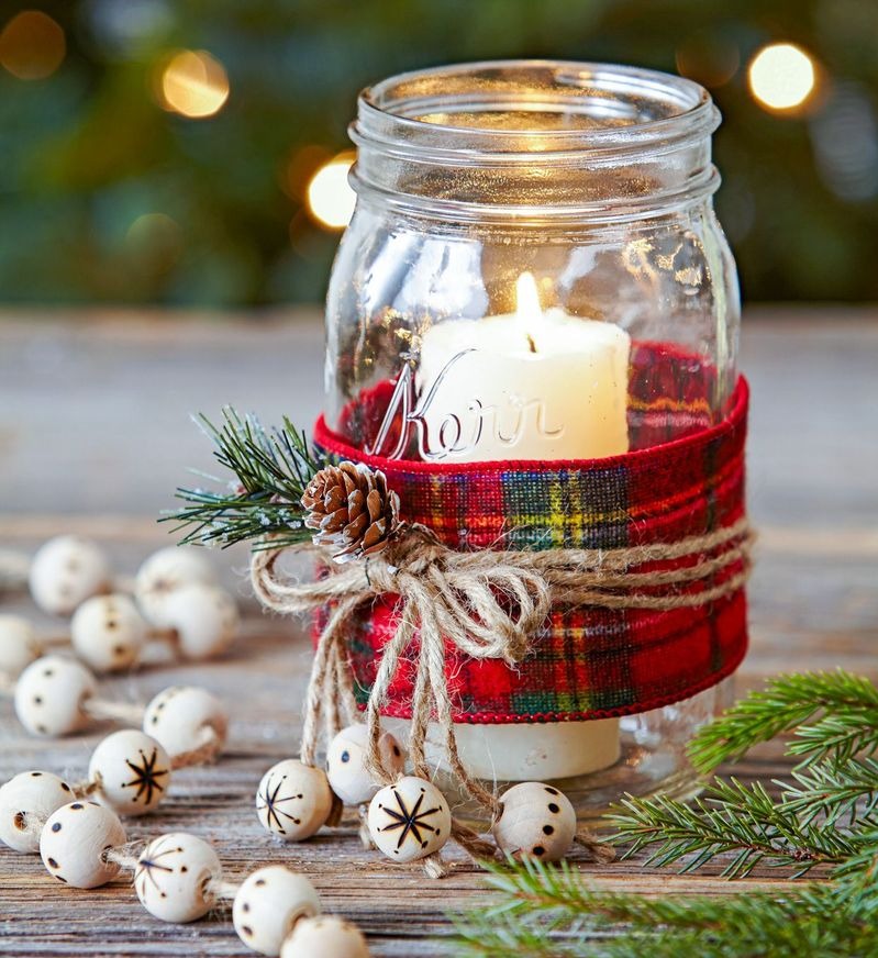 Mason Jar Candle Holders