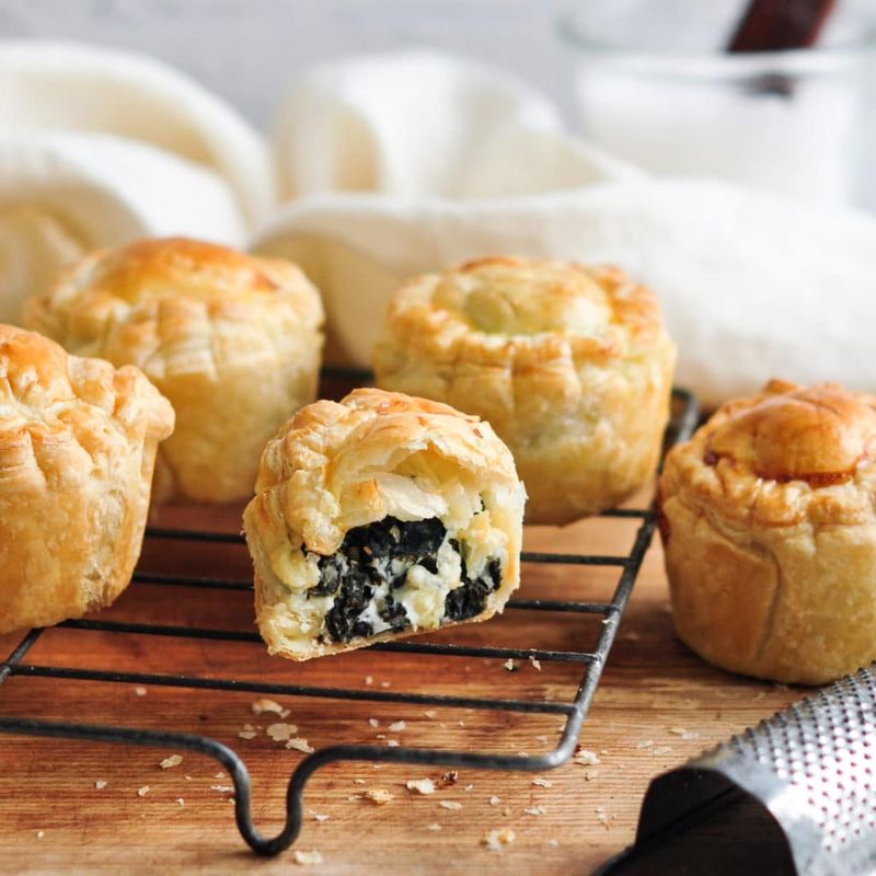 Mini Spinach and Feta Pies