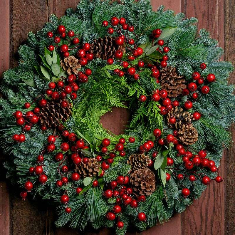 Natural Wreath with Berries