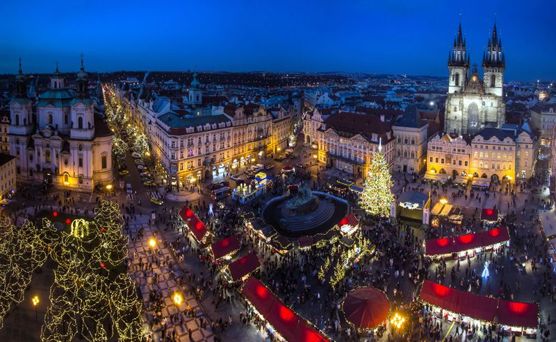 Old Town Square Christmas Market, Prague, Czech Republic