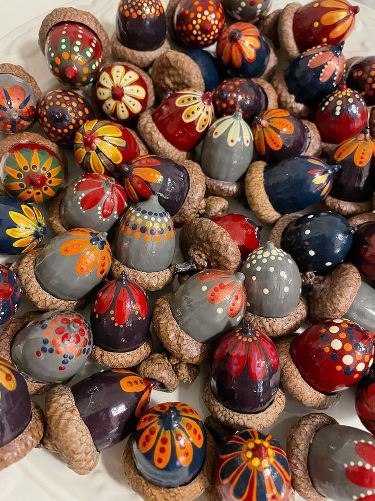 Painted Acorn Art