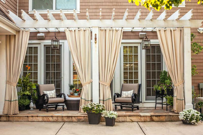 Pergolas with Drapes