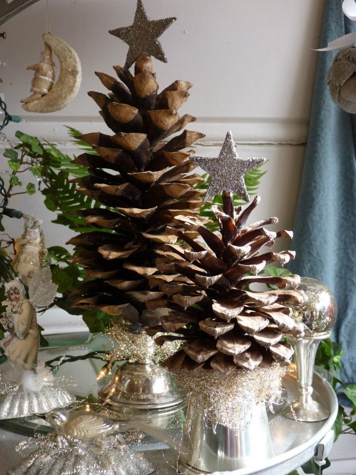 Pinecone Christmas Trees