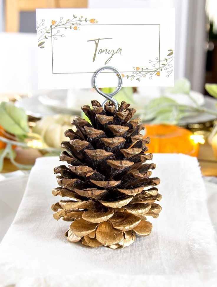 Pinecone Place Cards