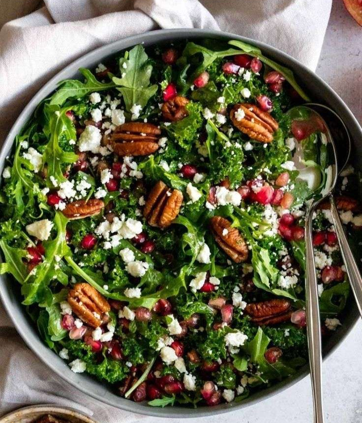 Pomegranate Kale Salad