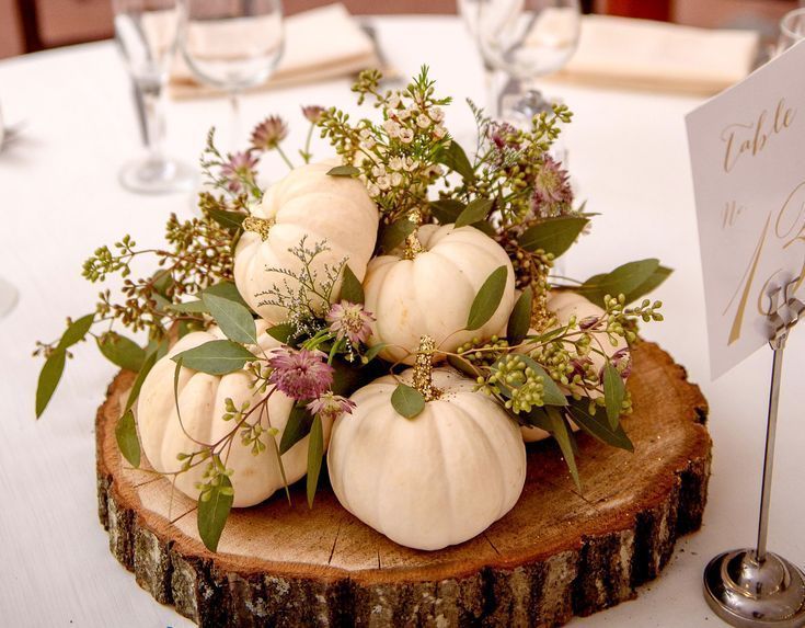 Pumpkin Centerpieces