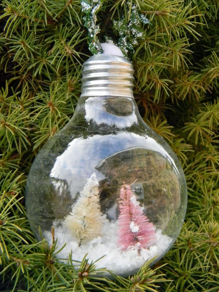 Recycled Glass Tree Ornaments