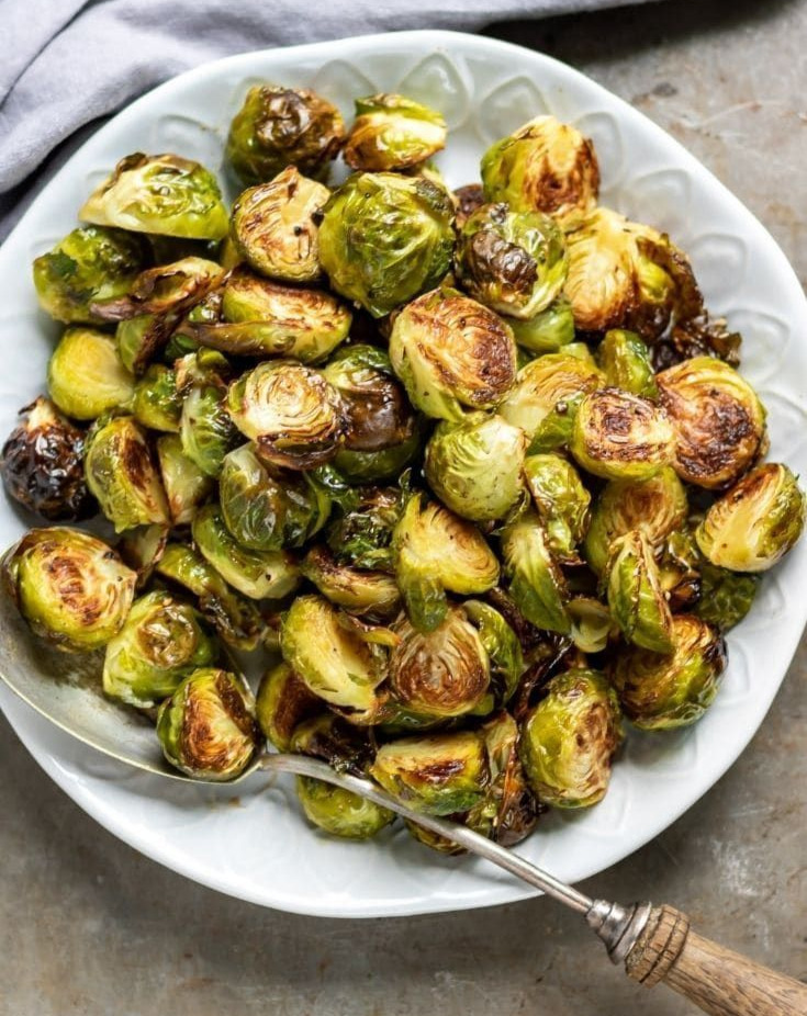 Roasted Brussels Sprouts with Balsamic Glaze