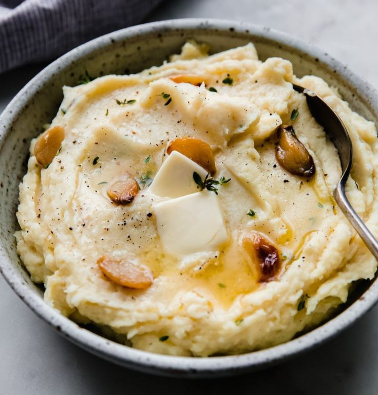 Roasted Garlic Mashed Potatoes