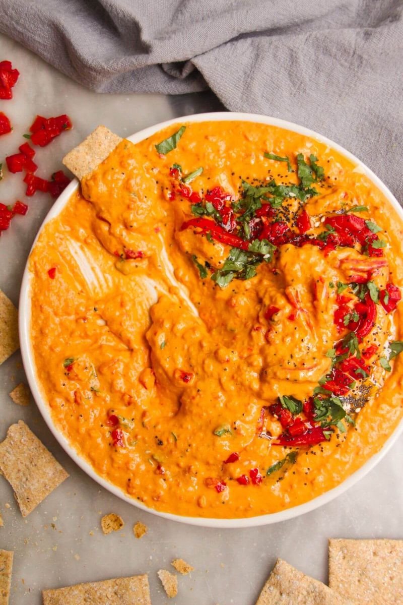 Roasted Red Pepper Hummus