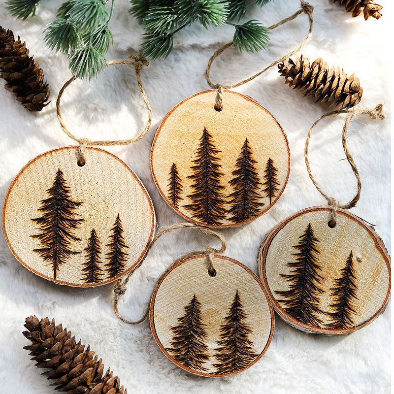 Rustic Wooden Ornaments