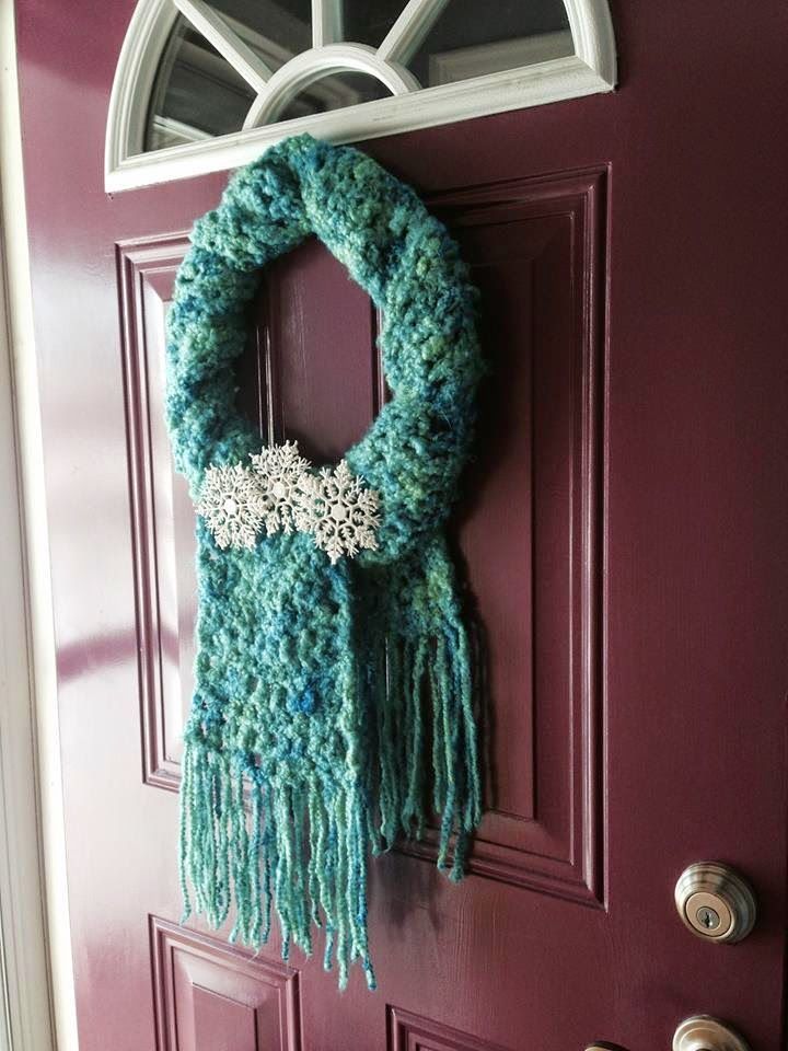 Scarf Wreath