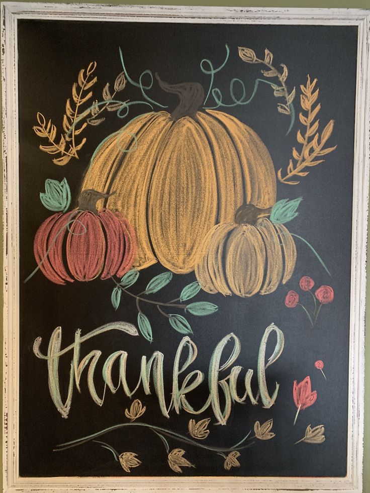 Seasonal Chalkboard Art