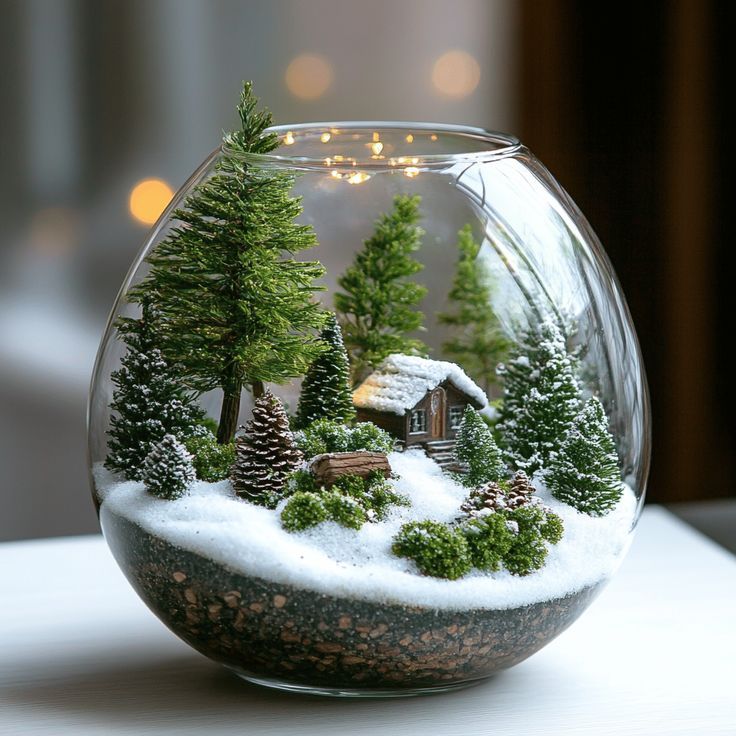 Snowy Mini Forest