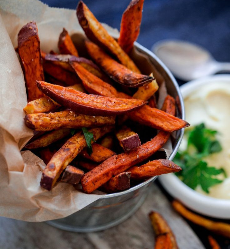 Spiced Sweet Potato Wedges