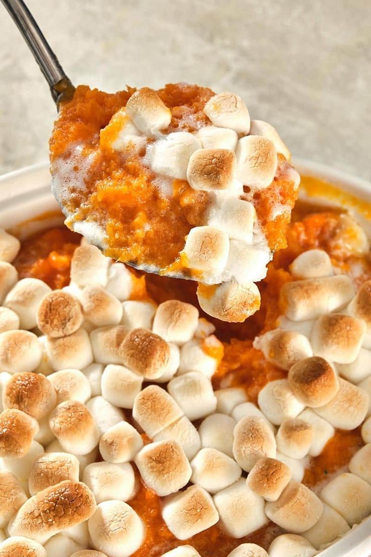 Sweet Potato Casserole with Marshmallows