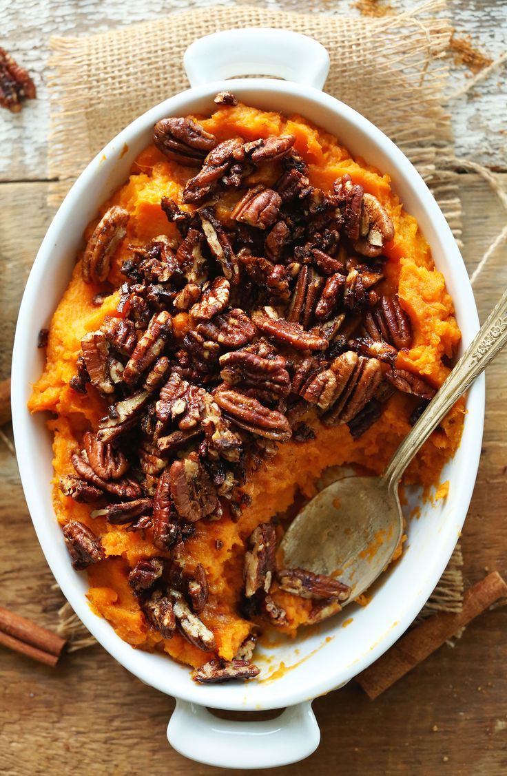 Sweet Potato Casserole with Pecans