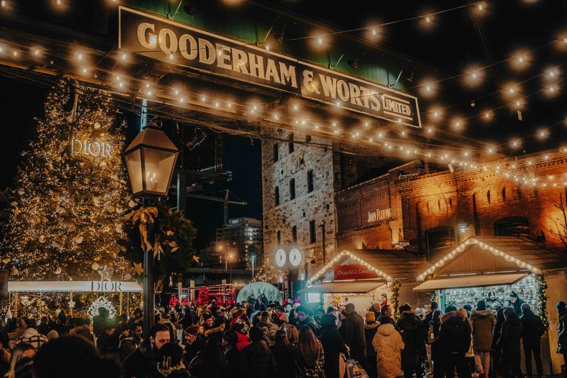 Toronto Christmas Market, Distillery District, Canada